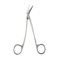 6 1/2" Locklin Scissors - angled serrated open shanks