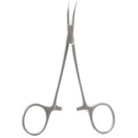 5" Micro Mosquito Artery Forceps - 1x2 curved