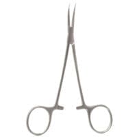 5" Micro Mosquito Forceps - curved x-del
