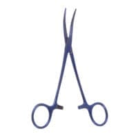 6 1/4" Rankin Forceps - curved titanium