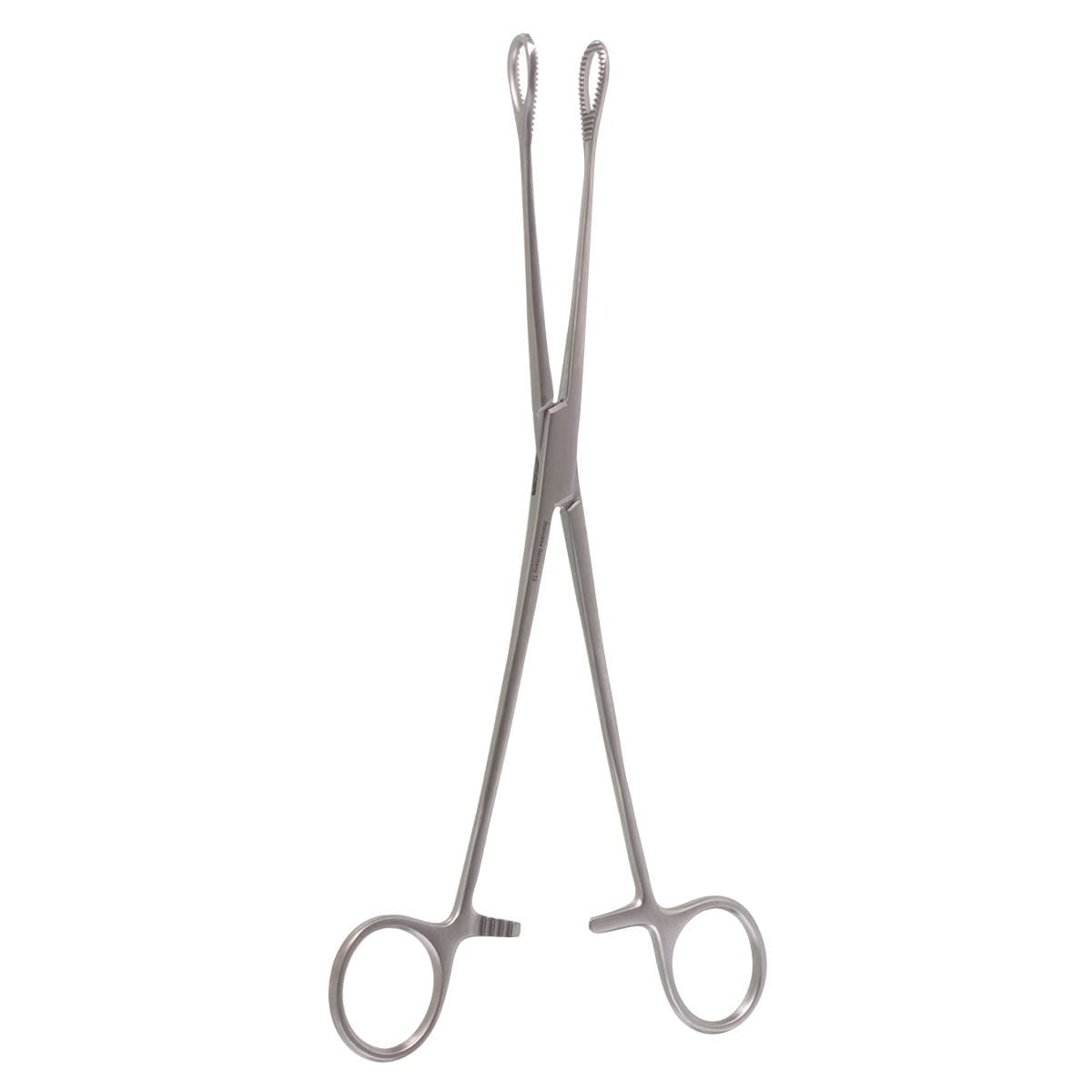 9 1/2" Foerster Sponge Forceps - straight serrated jaw - Image 2