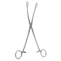 9 1/2" Foerster Sponge Forceps - curved smooth jaws