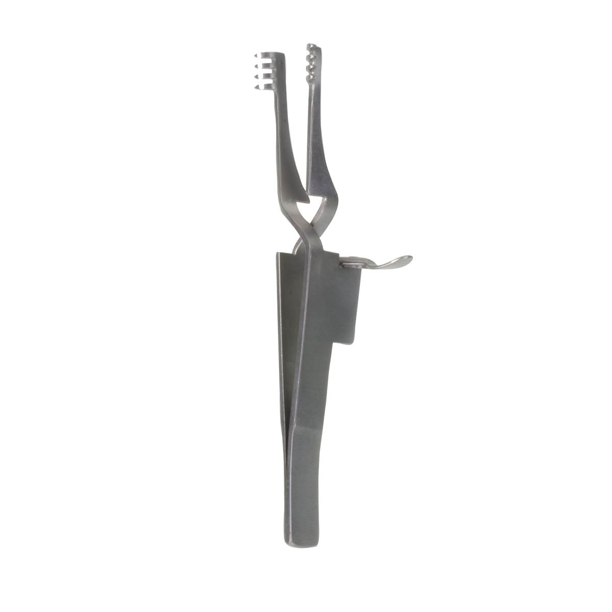 4" Skin Retractor - cross act 4x4 prongs sharp