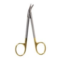 4 3/4" Wire Cutting Scissors - angled serrated "GG" blade - notched blades