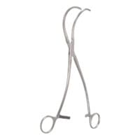 10" Debakey Acutely Curved Clamp - large jaw