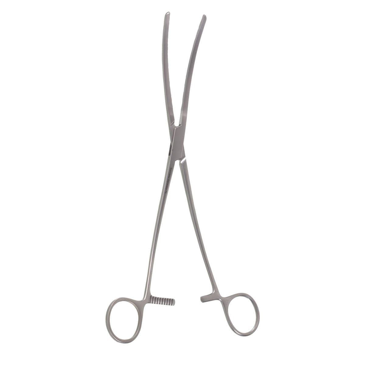 10 1/4" Cooley Aortic Aneurysm Clamp - curved jaws