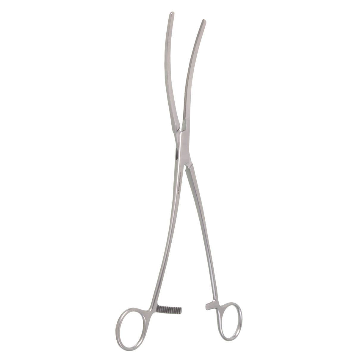 12" Fitzgerald Aortic Aneurysm Clamp - curved jaws
