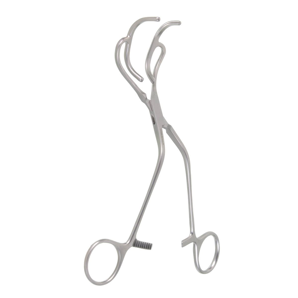 8" Lemole Strong Aorta Clamp - angled shanks