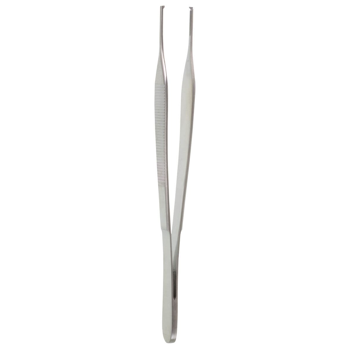 6" Adson Dress/Tiss Forceps – standard serrated jaws 1x2 teeth