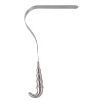 15 1/2" W.M. Lemmon Extra Deep Deaver Retractor - 1x9 1/4"