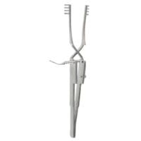 4" Skin Retractor - cross act 4x4 prongs blunt