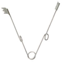 3" Spring Wire Retractor - #2 delicate 3 tooth blade