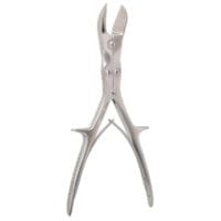 10 1/2" Liston Stille Bone Cut Forceps - angled on flat
