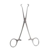 6 1/4" Babcock Tissue Forceps - 8mm wide