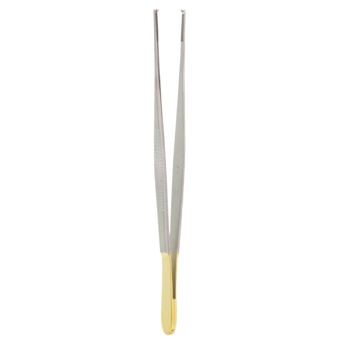 5 3/4" General Tissue Forceps - TC 1x2 teeth delicate tips