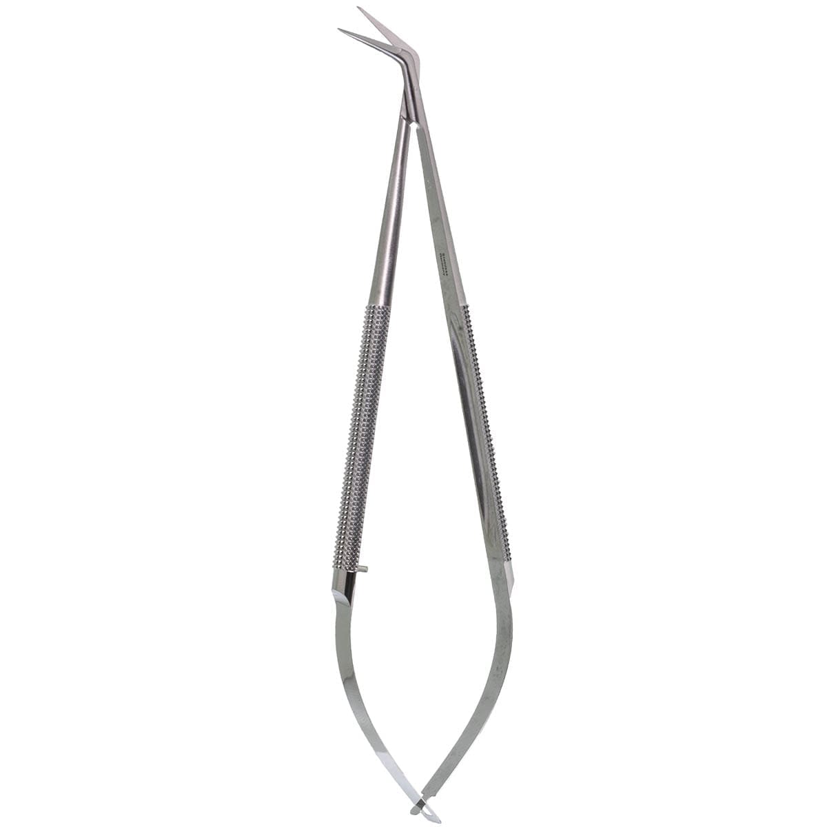 7" Jacobson Micro Scissors - round handle 60°