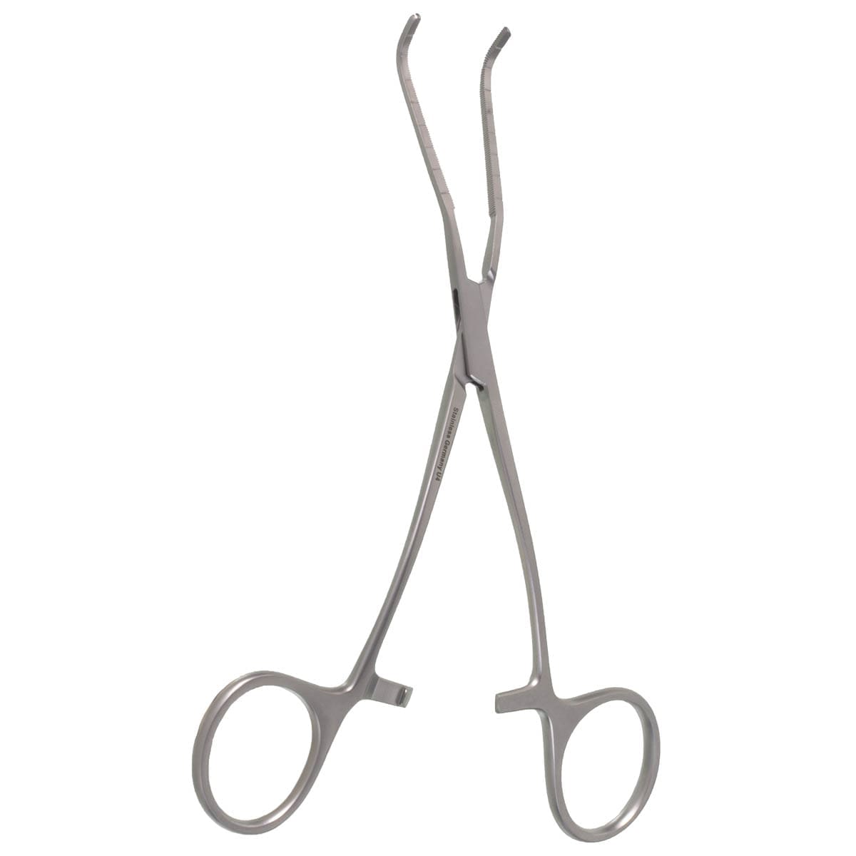 6" Kartchner Carotid Clamp - curved shanks