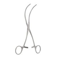 7 1/4" Aortic Exclusion Clamp - S-shaped curved jaws