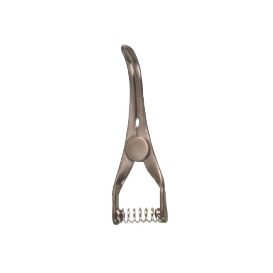 V Bulldog Clamp - titanium - Strong curve 3.5cm