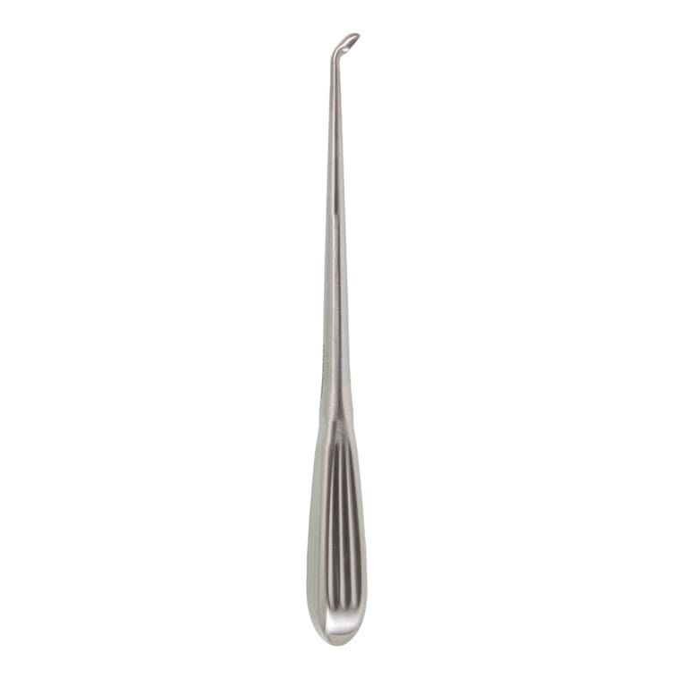 Spinal Fusion Curette - 9" angled size 3