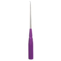 10" Color Cervical Curette - violet Angled Size 4-0