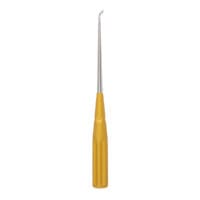 10" Color Cervical Curette - orange Angled Size 1