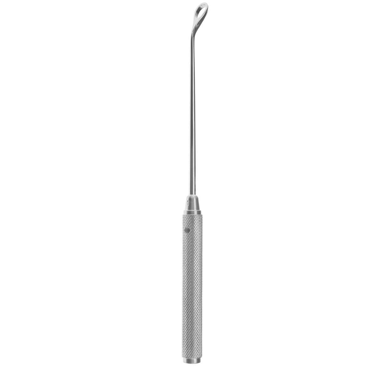 7" Coakley Antrum Curette slight curve large #1