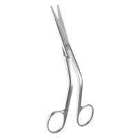6" Cottle Dorsal Scissors heavy blade angled shanks