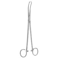 9 1/2" White Tonsil Forceps medium curve