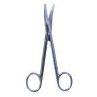 5 1/2" Mayo Scissors - curved beveled titanium