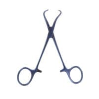 5" Backhaus Towel Forceps - titanium
