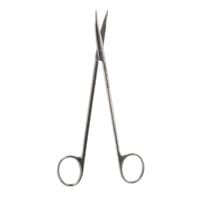 7" Reynolds Dissector Scissors - slightly curved blades plain