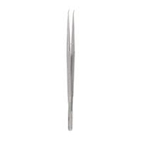 8 1/4" FineTouch Tissue Forceps - curved w/ platform