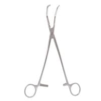 9 3/4" Debakey Tangential Occl Clamp - 4.8cm long 1.6cm deep
