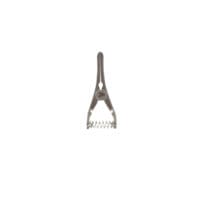 A Bulldog Clamp - titanium - straight 3.5cm