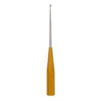10" Color Cervical Curette - orange Size 1 4.1mm