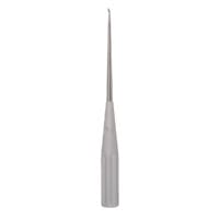 10" Color Cervical Curette - silver Rev. Angled 5-0