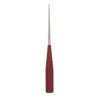 10" Color Cervical Curette - red Angled 90° Size 6-0