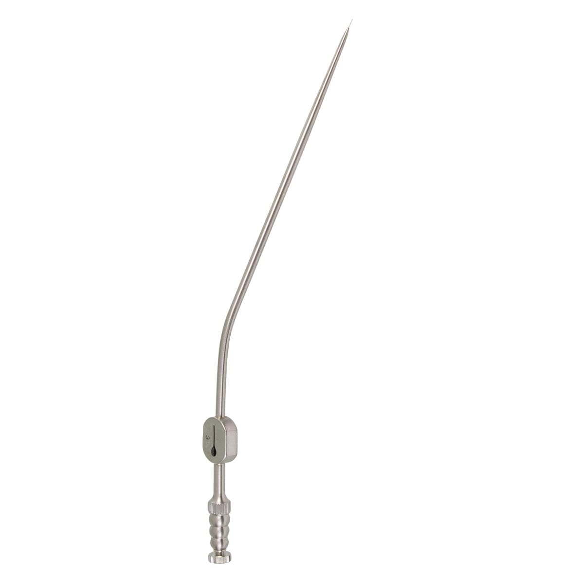 Raindrop Suction Tube - 3fr tapered angled W/L 6"