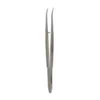 4 1/8" Splinter Forceps - plain fine sharp curved