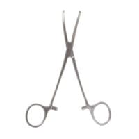 6 1/4" Roch-Ochs Hemo Forceps - curved 1x2 teeth