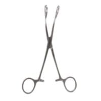 7" Foerster Sponge Forceps - curved serrated jaw