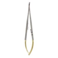 7" Castroviejo "GG" Needle Holder - curved serrated 18cm