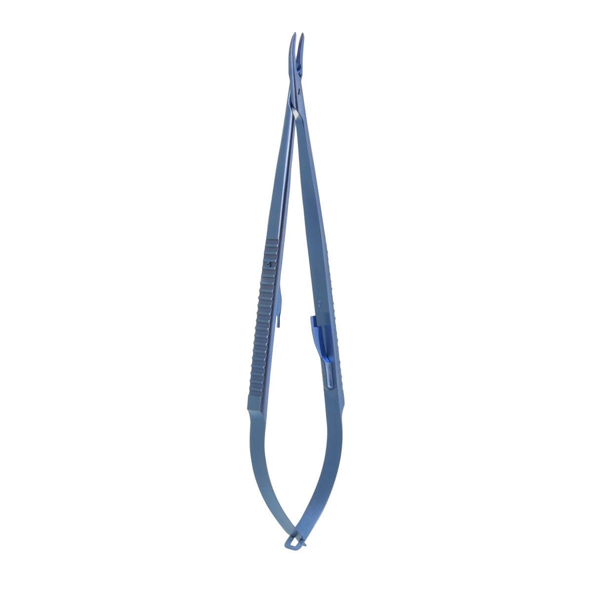 7 1/4" LightTouch Streamline Needle Holder - lock curved