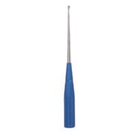10" Color Cervical Curette - blue Size 2 4.65mm