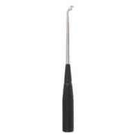 10" Color Cervical Curette - black Angled Size 5