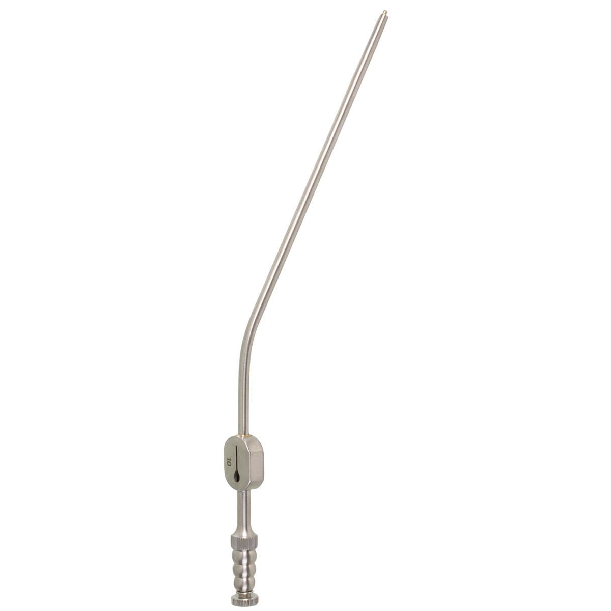 Raindrop Suction Tube - 10fr tapered angled W/L 5"