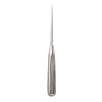 Lempert Endaural Curette, size 6/0, 8" Angled