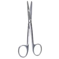 4 1/2" Suture Scissors - serrated straight B/B