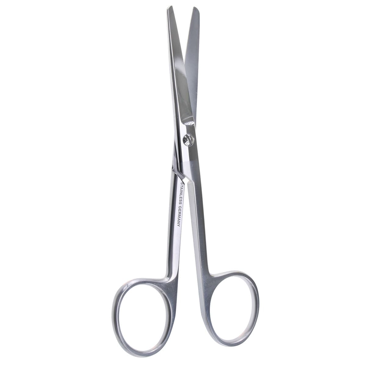 4 1/2" Suture Scissors - serrated straight B/B